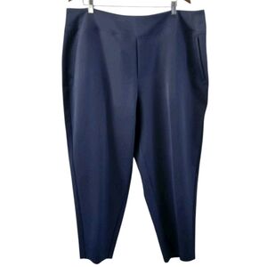 Athleta Womens Pants 20 Blue Endless High Rise Pull On Travel Relaxed